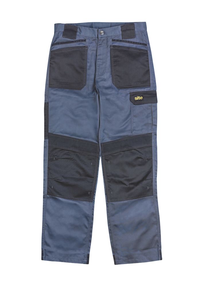 Site Harrier Work Trousers Grey / Black 30