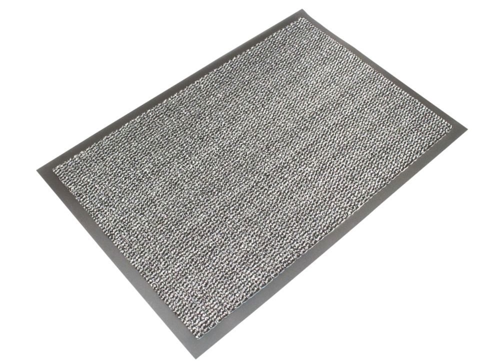 Coba Europe Vyna Plush Entrance Mat Black Steel 1800mm X 1200mm