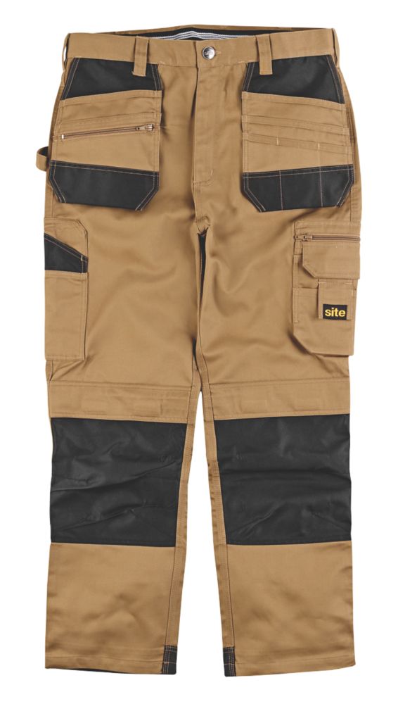 Site Jackal Work Trousers Stone / Black 38