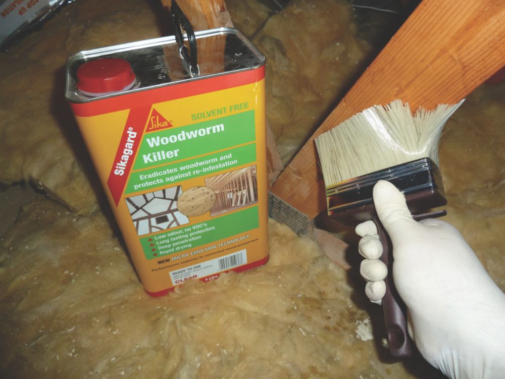 Sika Sikagard Woodworm Killer Clear 5Ltr