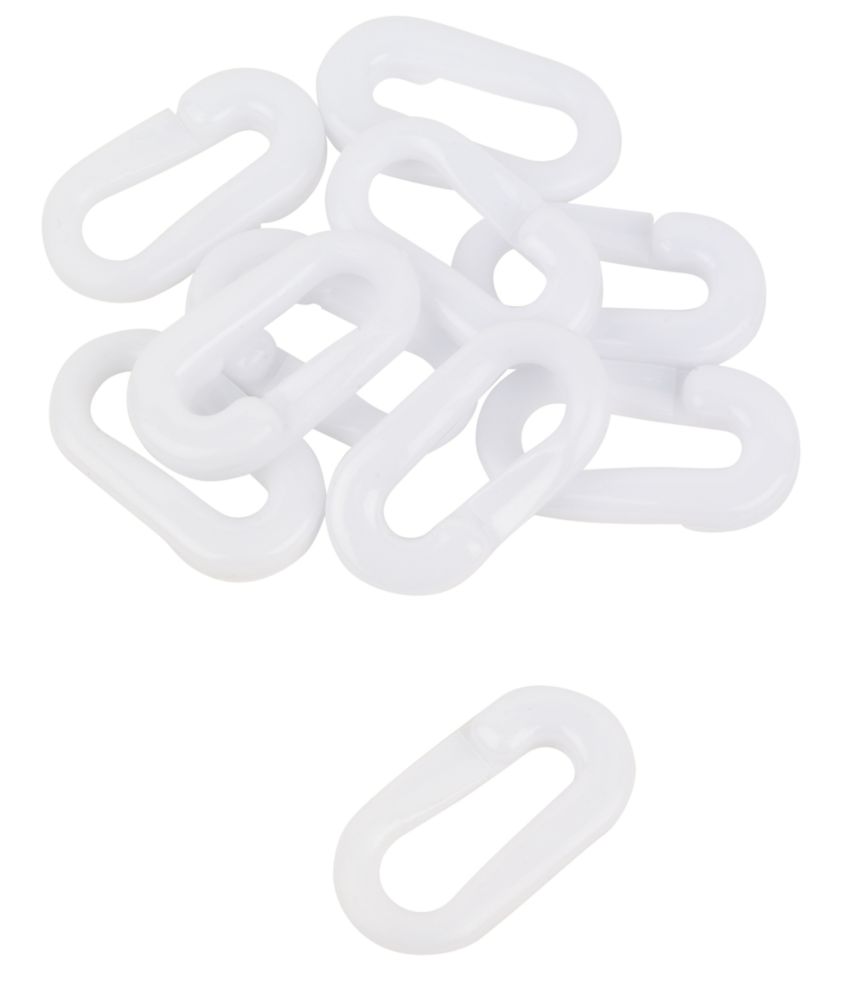 JSP Plastic Barrier Chain Connectors White 10 Pack Reviews