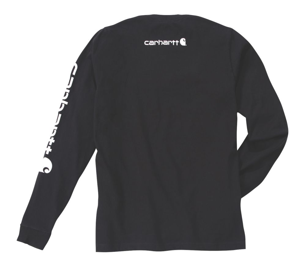 Carhartt Graphic Long Sleeve T-Shirt Black X Large 52