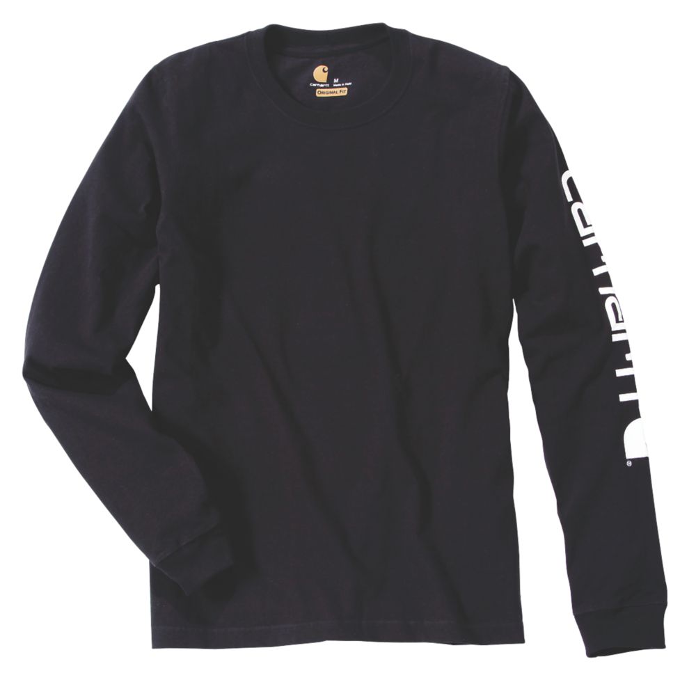 Carhartt Graphic Long Sleeve T-Shirt Black X Large 52