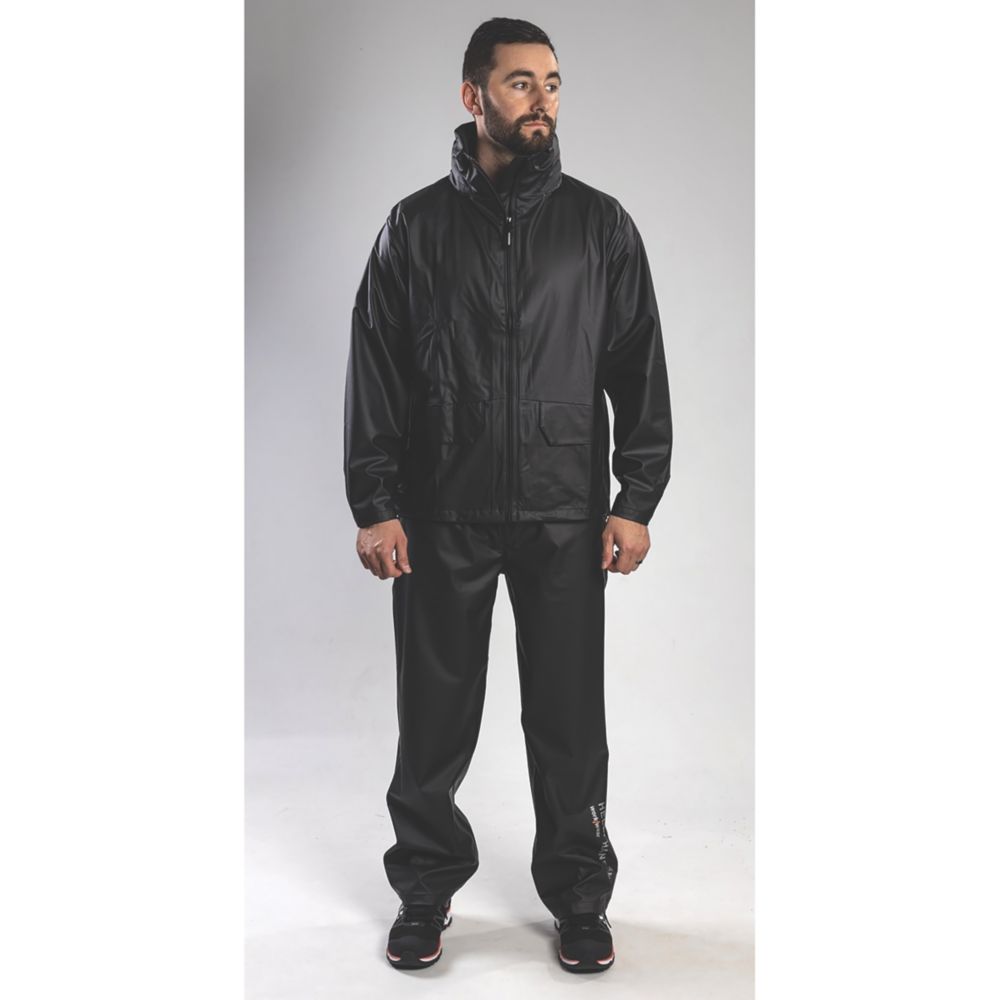 Helly Hansen Voss Jacket Black Waterproof Large Size 42