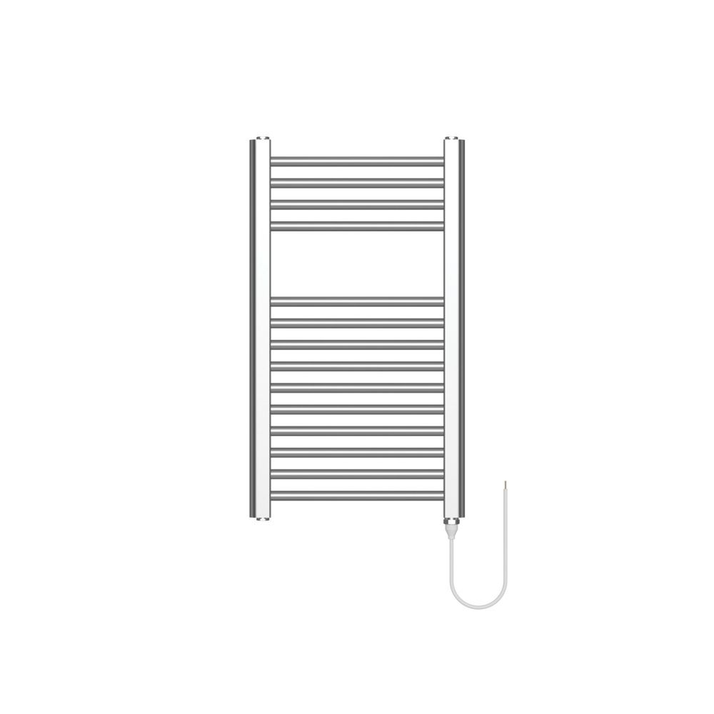 Flomasta Flat Electric Towel Radiator 700 x 400mm Chrome