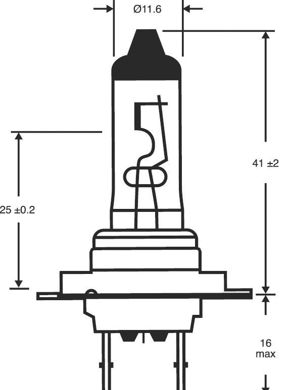 Ring Px26d H7 Halogen Headlamp 55W