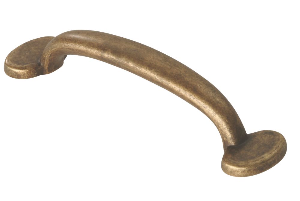 Siro Bowed Cabinet Pull Handle Antique Brass 96mm Reviews