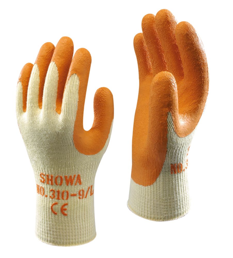 Showa 310 Original Builders Gloves Orange Medium Reviews