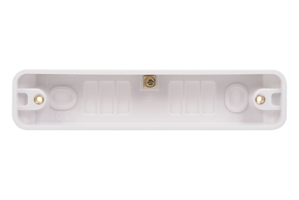 Schneider Electric Lisse 2-Gang Architrave Moulded Architrave Box 14mm