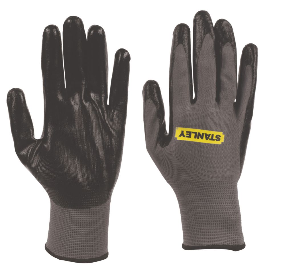 Stanley Nitrile Gripper Gloves Grey Large Reviews