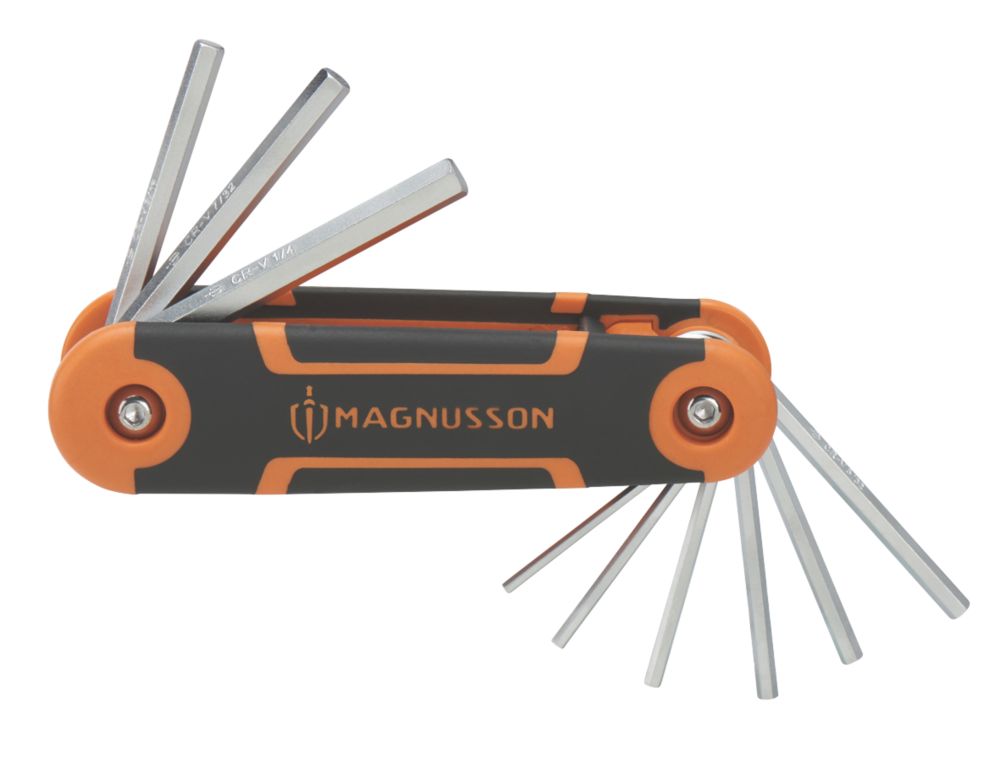 Magnusson Imperial Folding Hex Key Set 9 Pieces Reviews