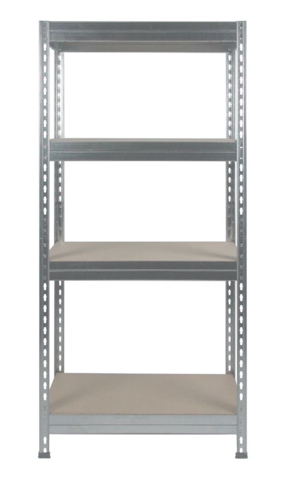 RB Boss Galvanised Boltless Freestanding Shelving 4-Tier 750 x 350 x 1600mm Reviews