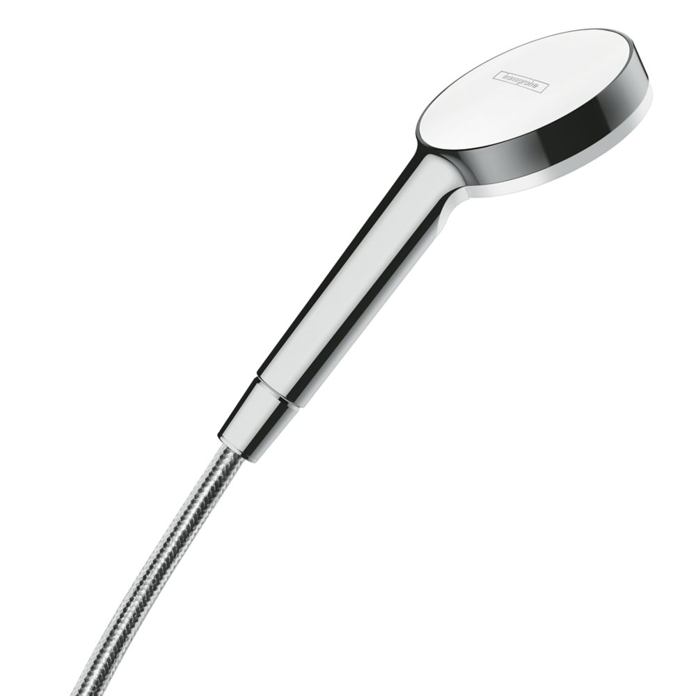 Hansgrohe Crometta Vario Shower Handset Chrome / White 100 x 210mm