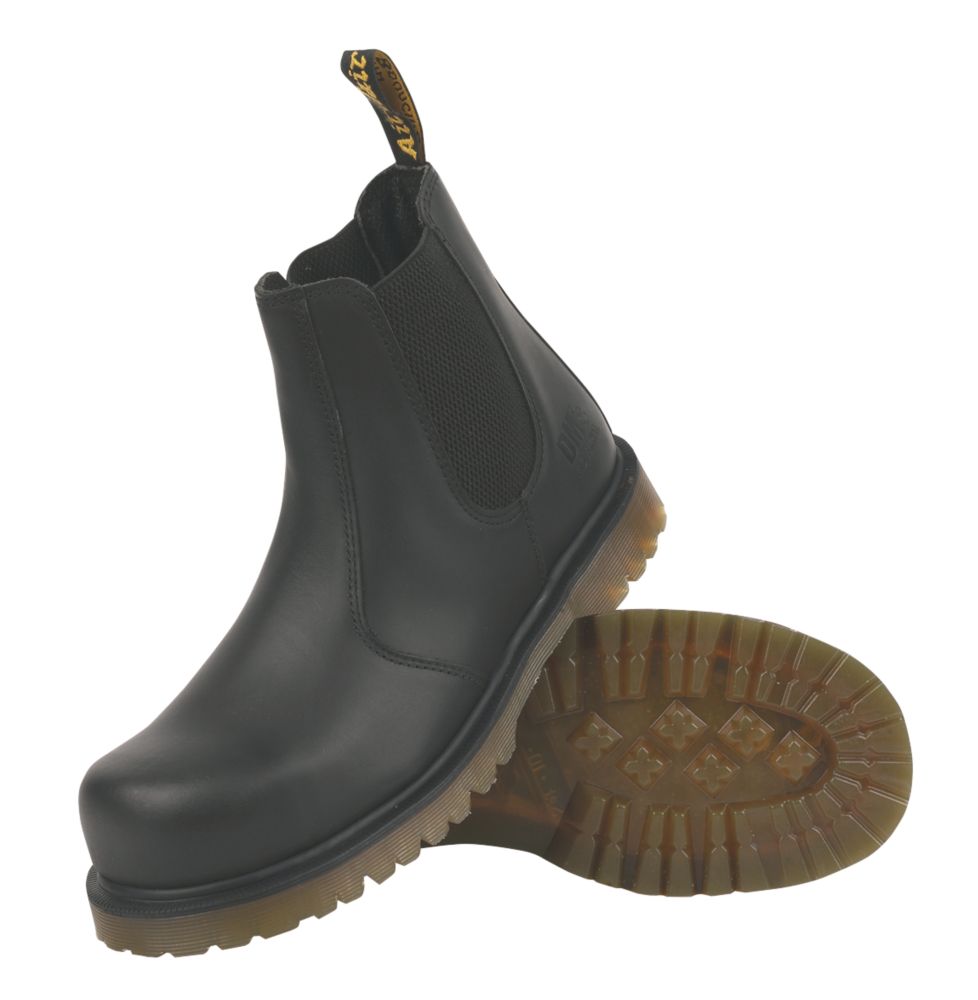 Dr Martens Icon 2228 Safety Dealer Boots Black Size 9 Dealer Boots Screwfix Com