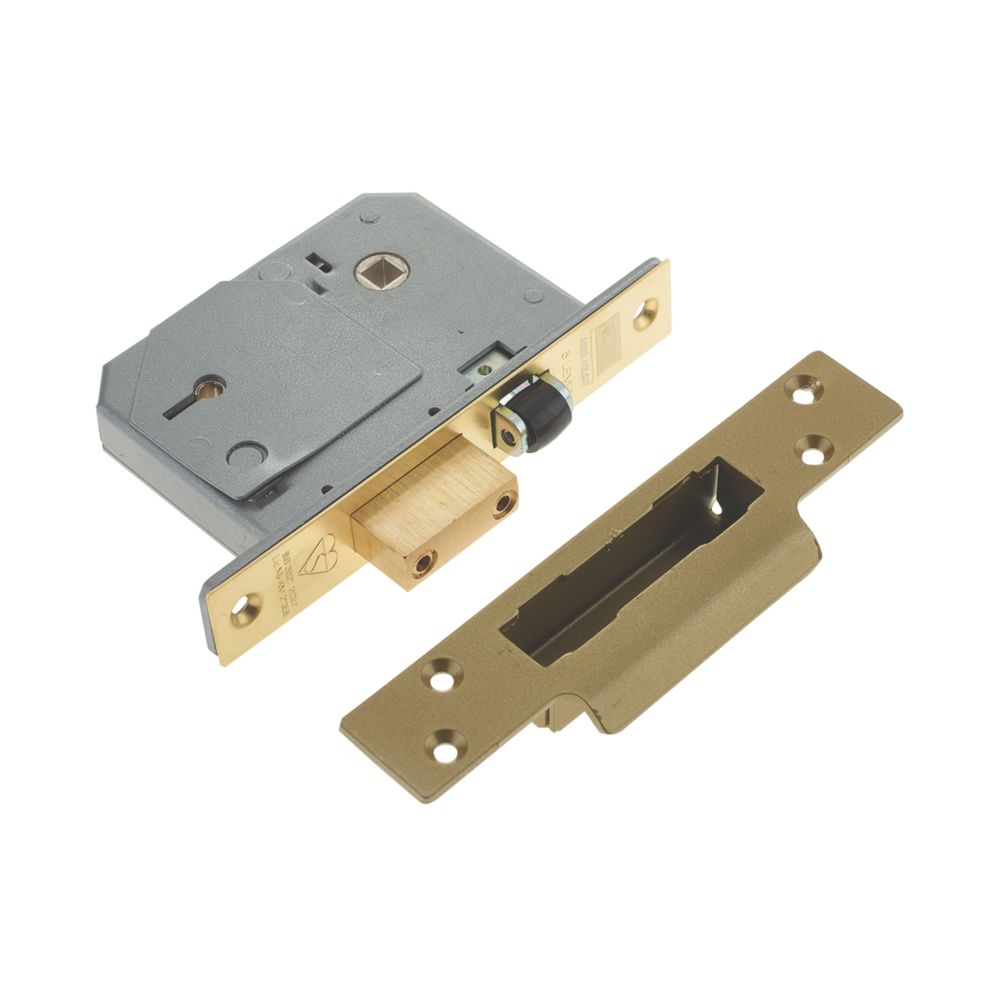 Union Polished Brass BS 5-Lever Mortice Sashlock 80mm Case - 53mm Backset Reviews