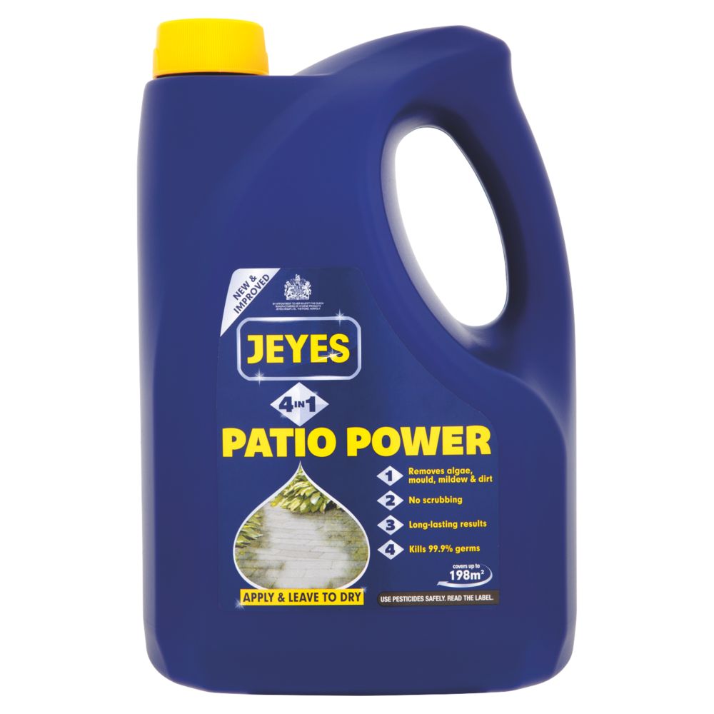 Jeyes 4-in-1 Patio Power Outdoor Hard Surface Cleaner 4Ltr Reviews