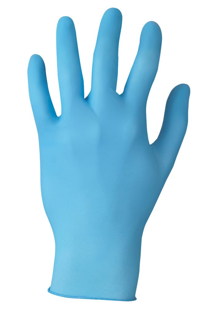 Ansell VersaTouch 92-200 Nitrile Powder-Free Disposable Gloves Blue X Large 100 Pack