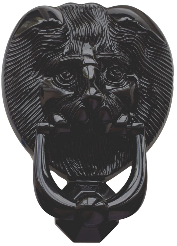 Fab & Fix Lions Head Door Knocker Black 98 x 136mm Reviews