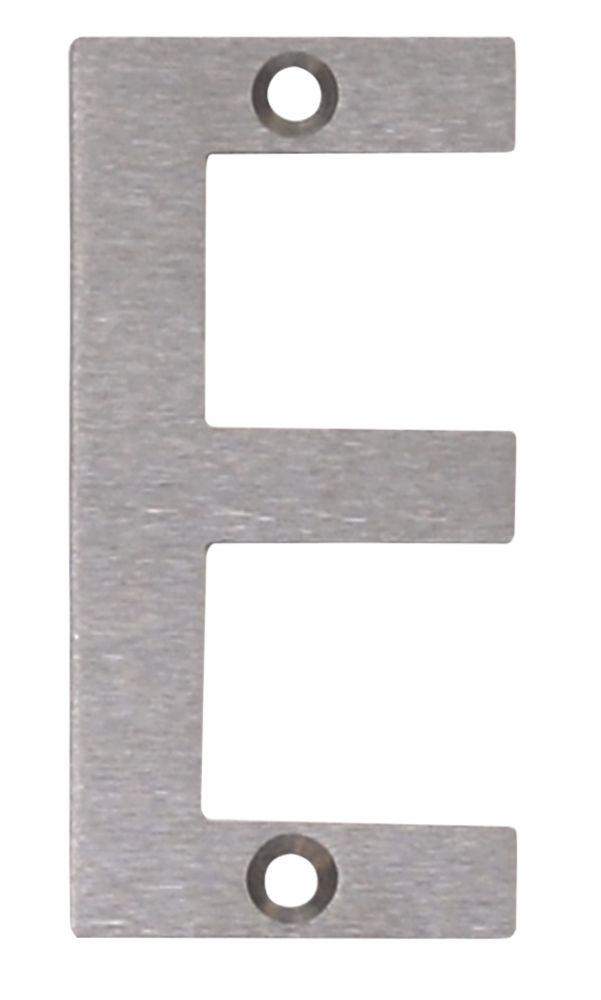 Fab & Fix Door Letter E Satin Stainless Steel 78mm Reviews