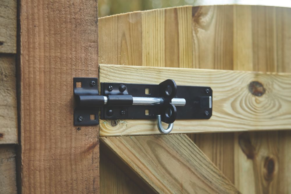 Brenton Gate Bolt Black 179mm