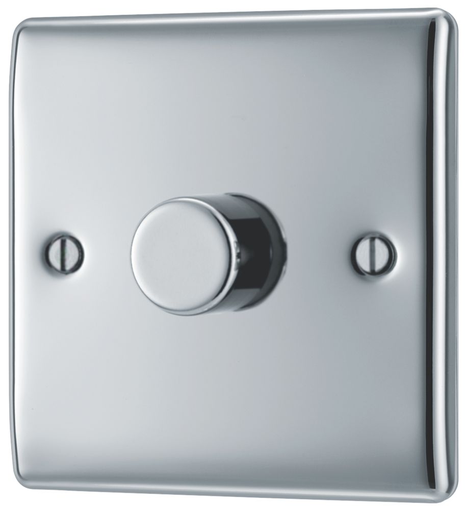 British General Nexus Metal 1-Gang 2-Way LED Dimmer Switch Polished Chrome Reviews