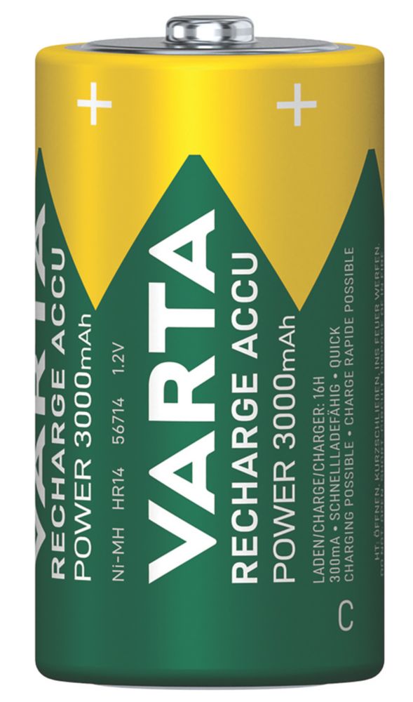 Varta Ready2Use Rechargeable C Batteries 2 Pack