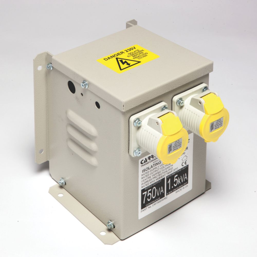 Carroll & Meynell 1500VA Step-Down Isolation Transformer /110V