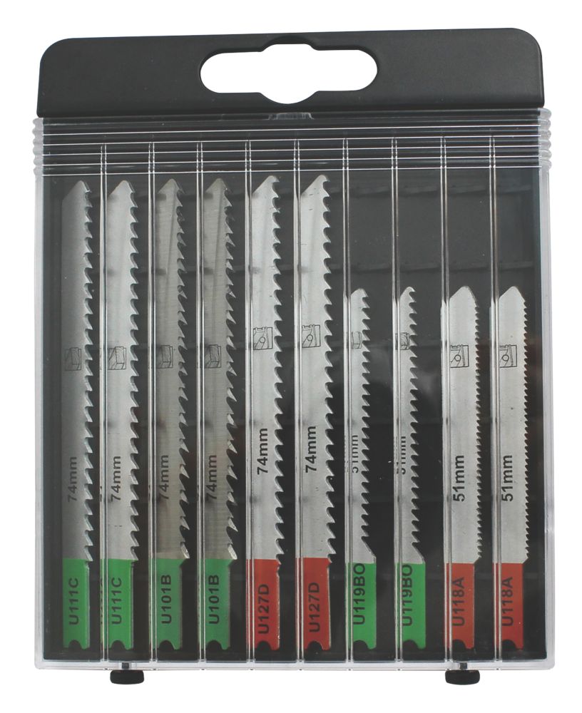 Wood Metal Jigsaw Set 10 Pieces Jigsaw Blades Screwfix Com