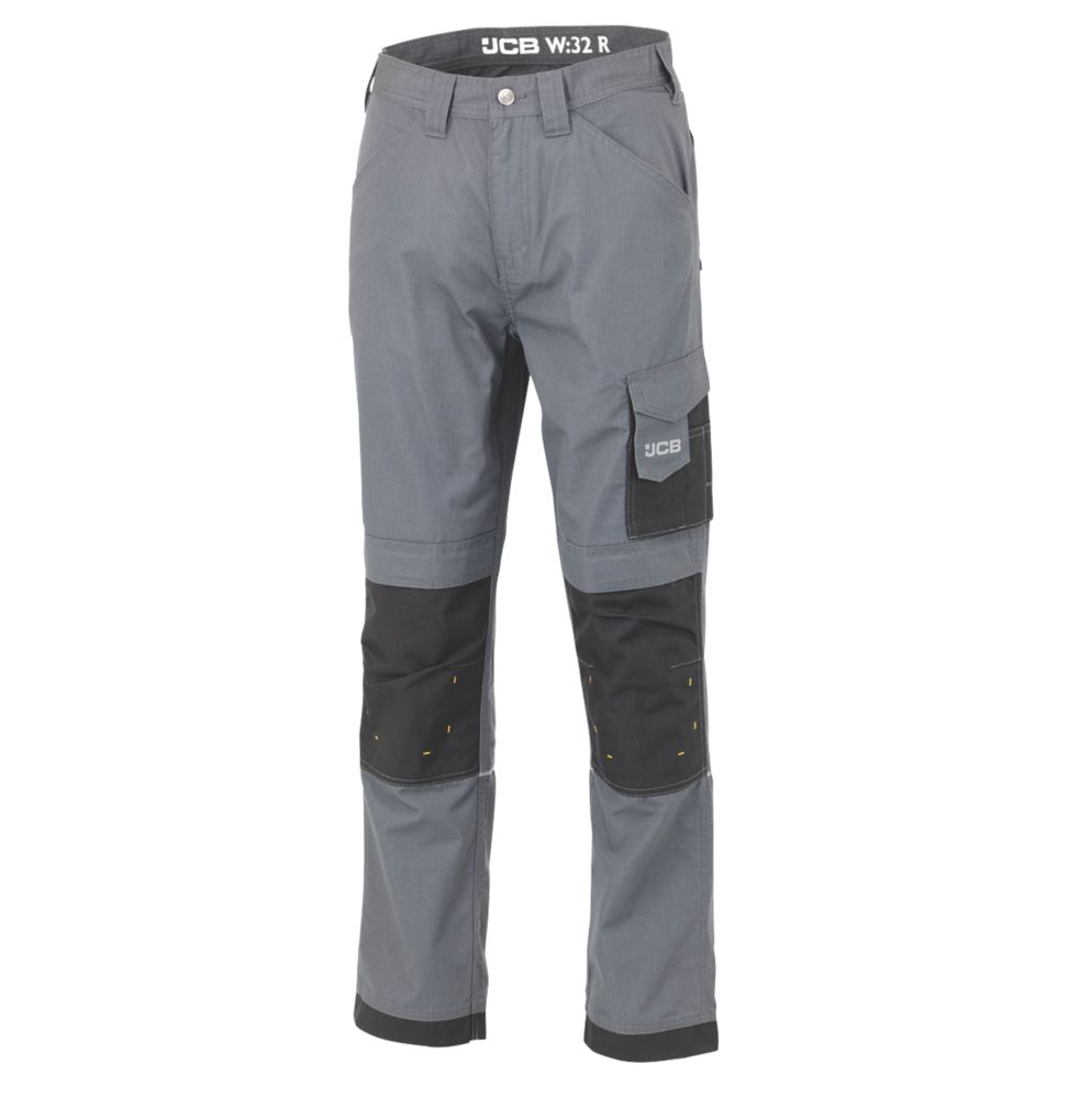 JCB Rip-Stop Trousers Black / Graphite 42