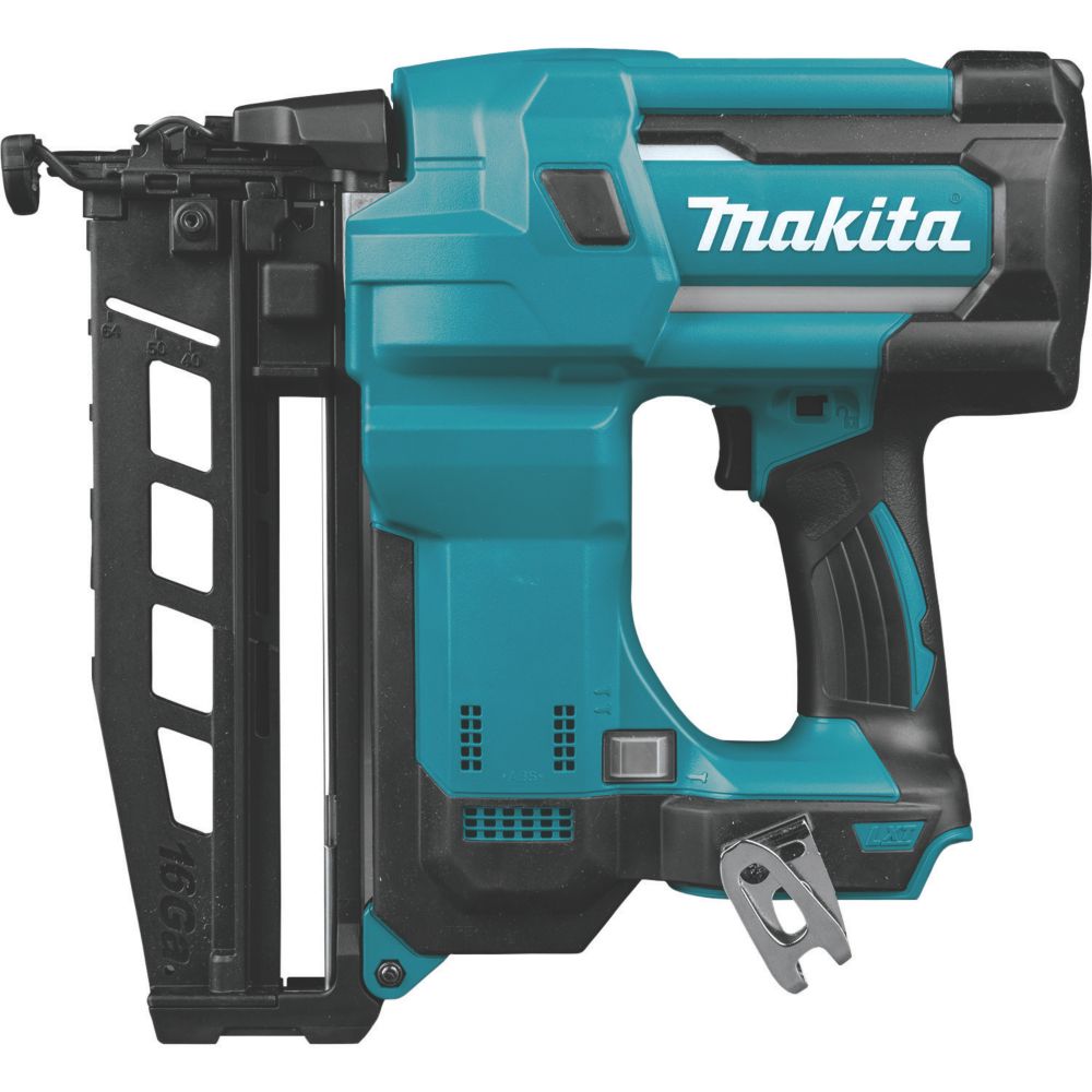 Makita Dbn600zj 64mm 18v Li Ion Lxt Second Fix Cordless Nail Gun Bare Nail Guns Screwfix Com