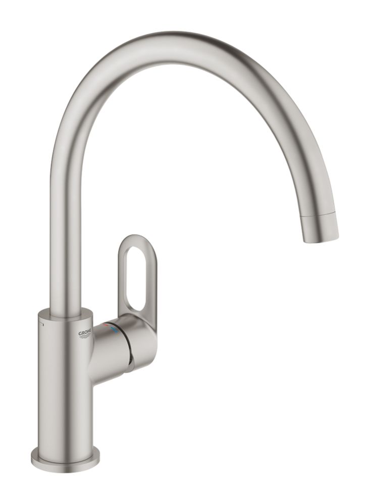 Grohe Start Loop Mono Mixer Kitchen Tap Silk Steel Reviews