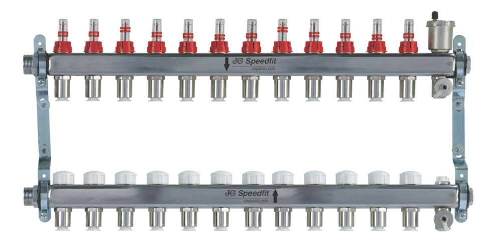 JG Speedfit 12-Port Manifold Set Chrome Reviews