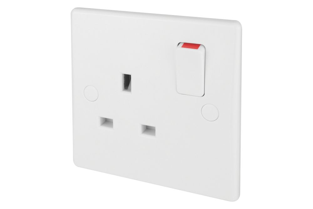 Schneider Electric Ultimate Slimline 13A 1-Gang DP Switched Plug Socket White Reviews