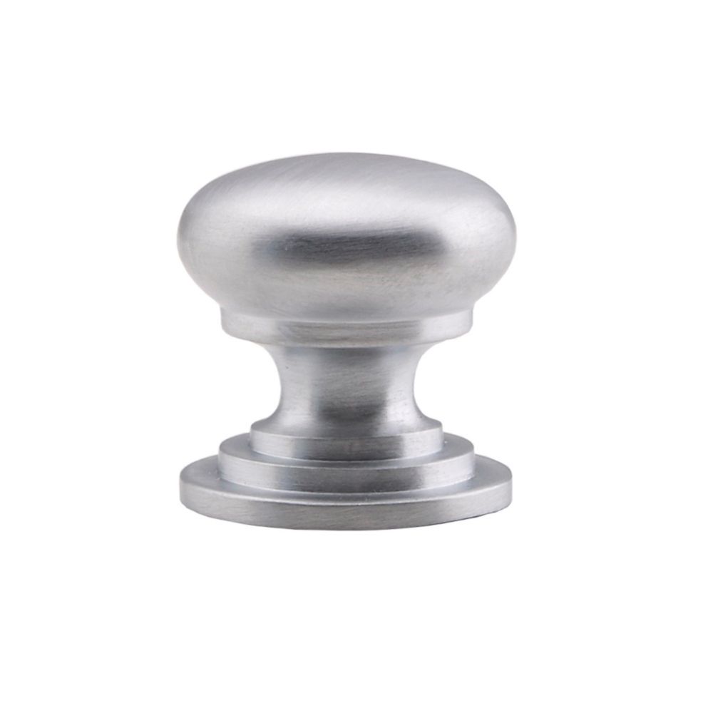 Fingertip Design Victorian Cupboard Knob Satin Chrome 38mm Reviews