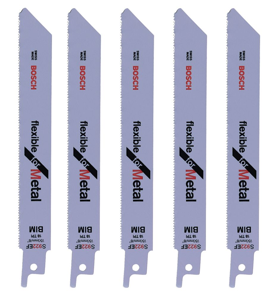 Bosch S922EF Reciprocating Saw Blades 150mm 5 Pack Reviews