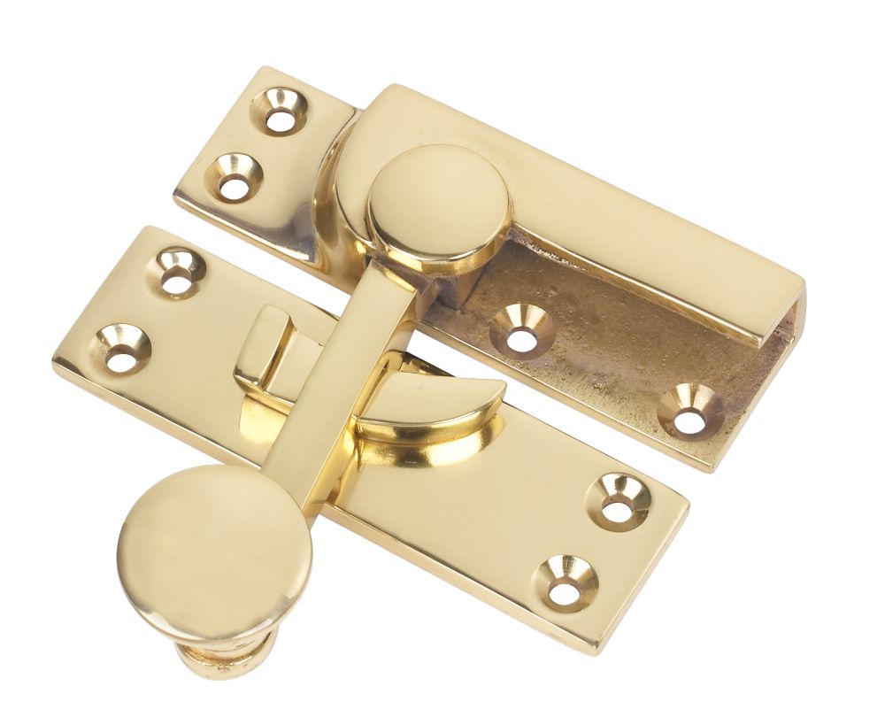 Sash Fastener Polished Brass 63 x 22mm Reviews