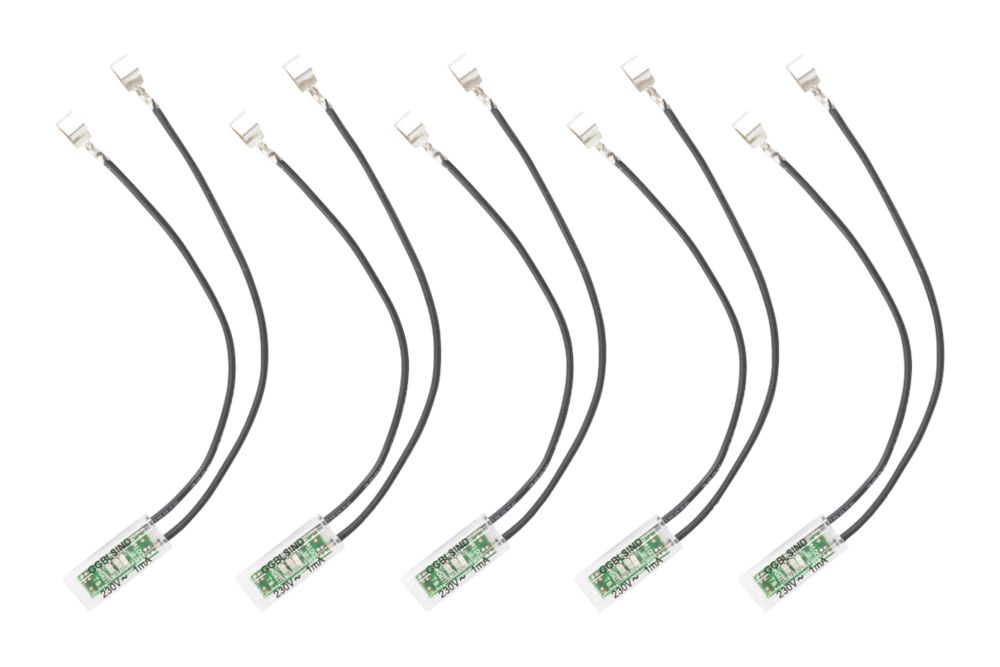 Schneider Electric Lisse Red LED Indicator 250V 5 Pack