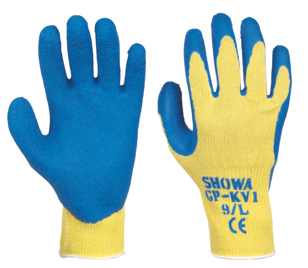 Showa GP-KV1 Cut 4 Kevlar Gloves Blue Large