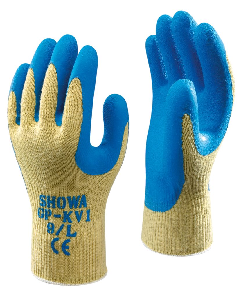 Showa GP-KV1 Cut 4 Kevlar Gloves Blue Large Reviews