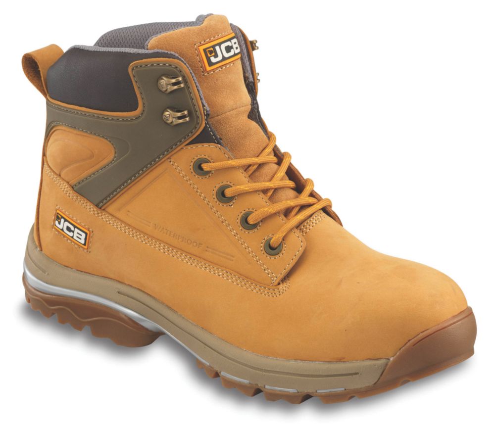 JCB Fast Track Safety Boots Honey Size 11