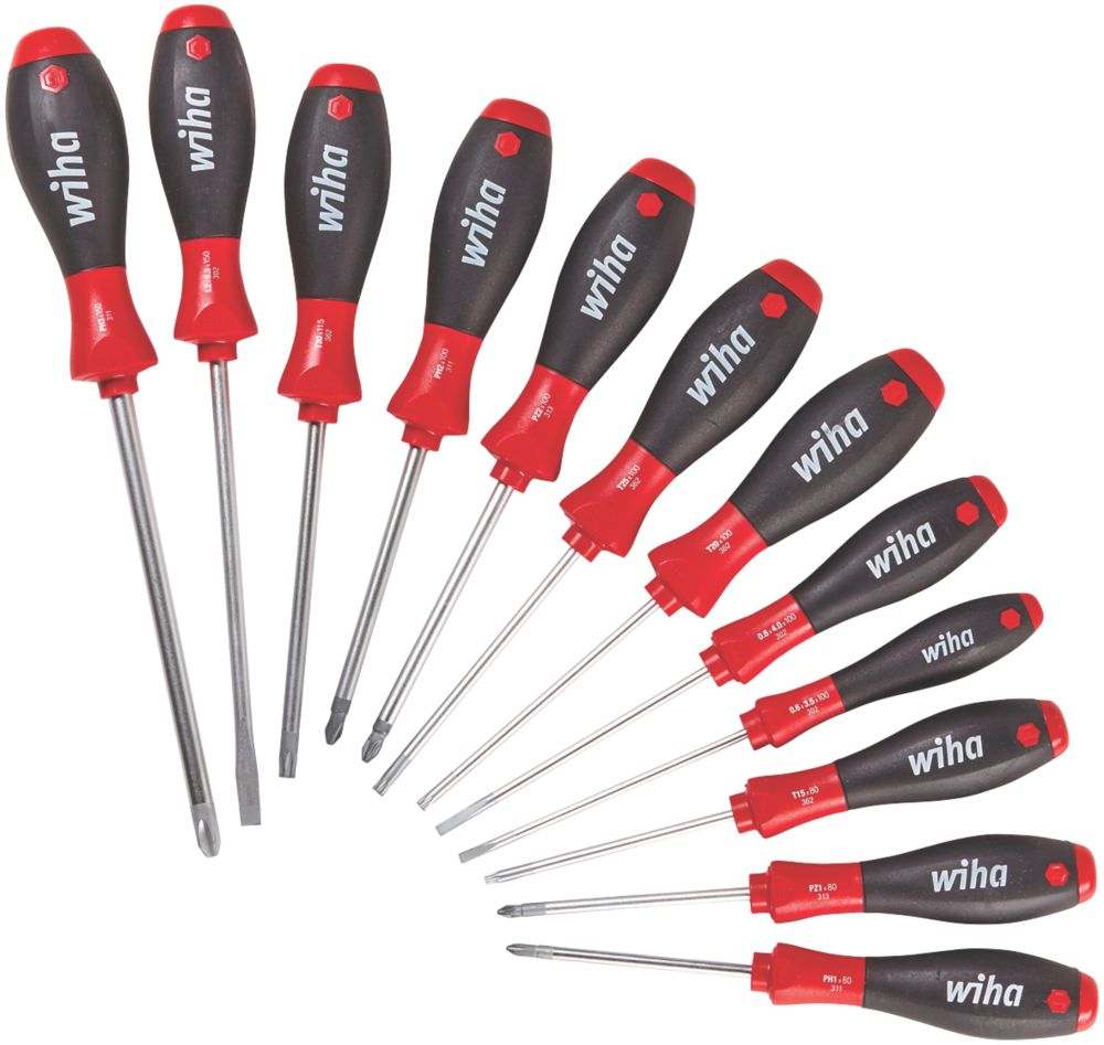 Wiha SoftFinish Mixed Screwdriver Set 12 Pieces Reviews