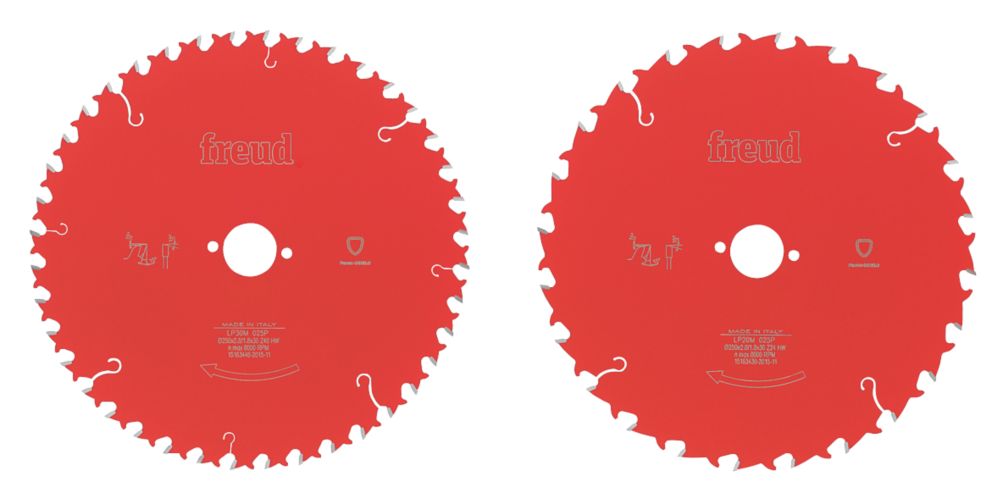 Freud TCT Circular Saw Blades Twin Pack 250 x 30mm 24 / 40T 2 Pack Reviews