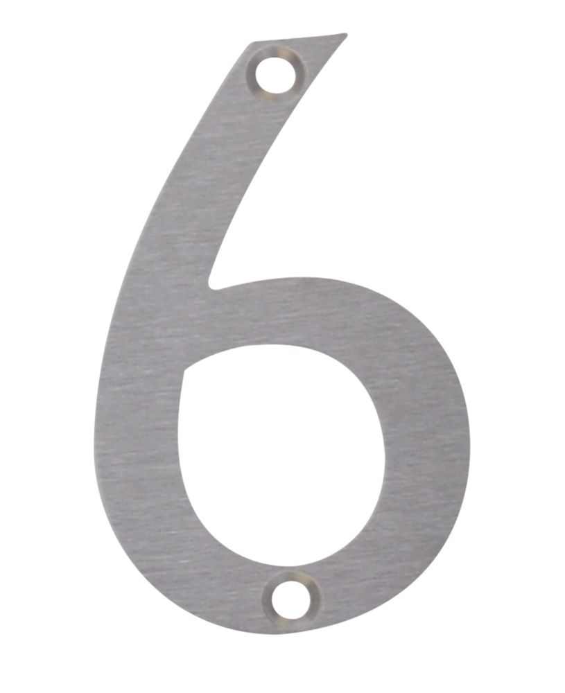 Fab & Fix Door Numeral 6, 9 Satin Stainless Steel 78mm Reviews