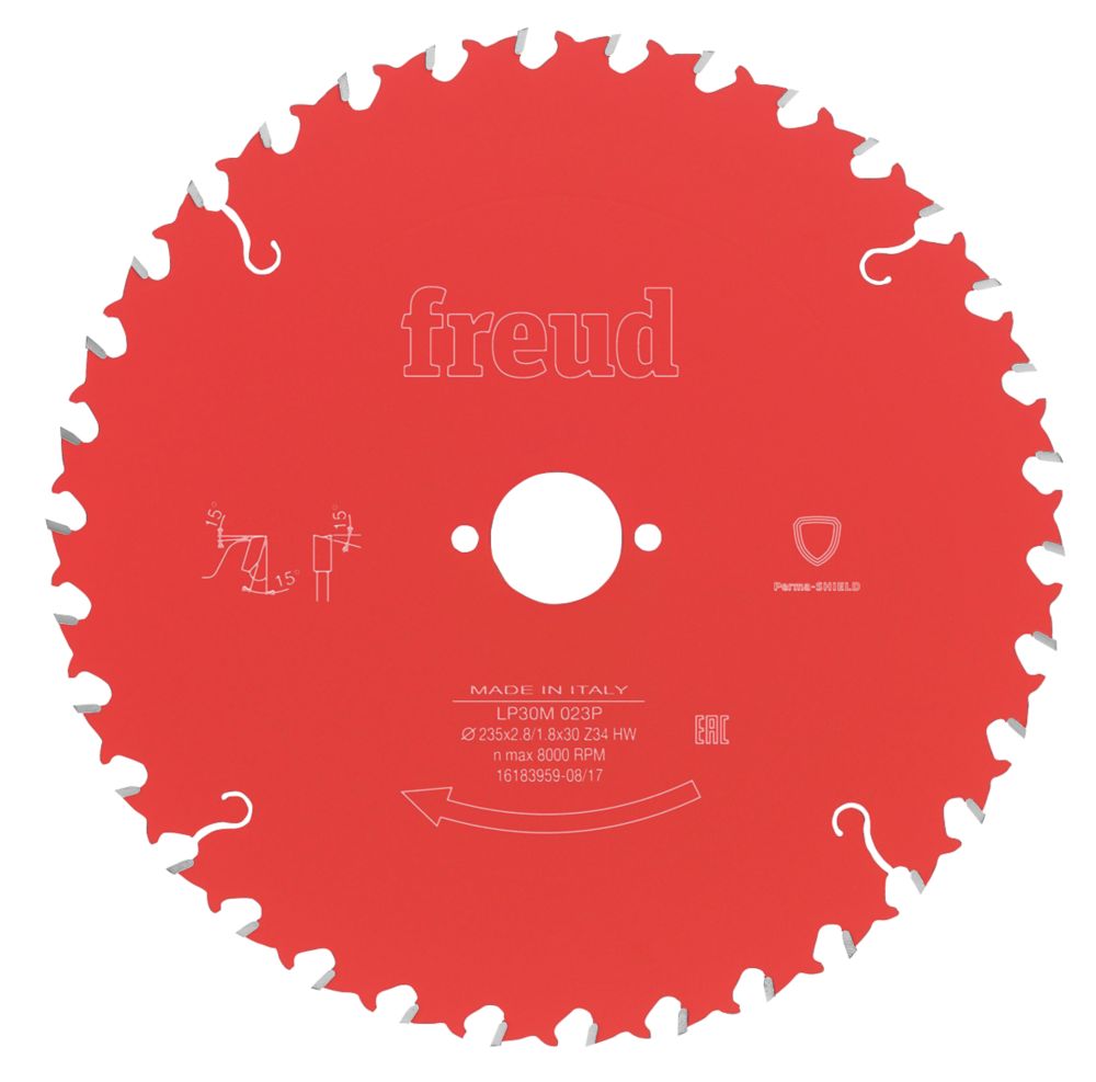 Freud TCT Circular Saw Blade 235 x 30mm 34T Reviews