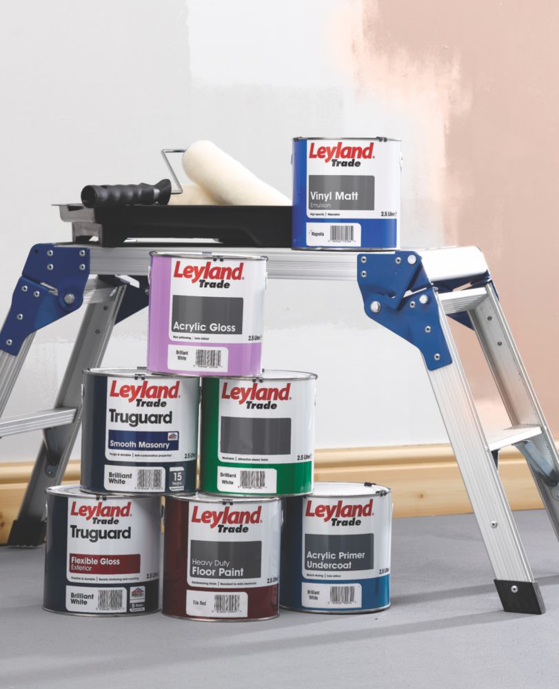 Leyland Trade Acrylic Primer Undercoat 2.5Ltr