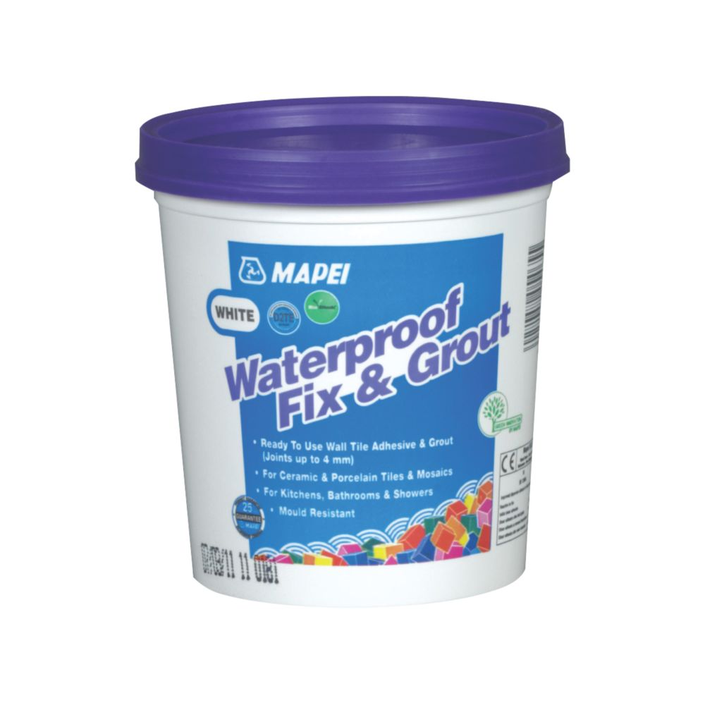 Mapei Waterproof Fix & Grout White 1.5kg Reviews