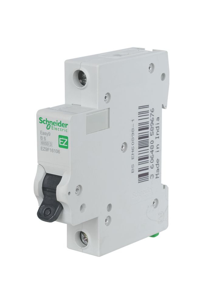 Schneider Electric Easy9 6A SP Type B MCB Reviews