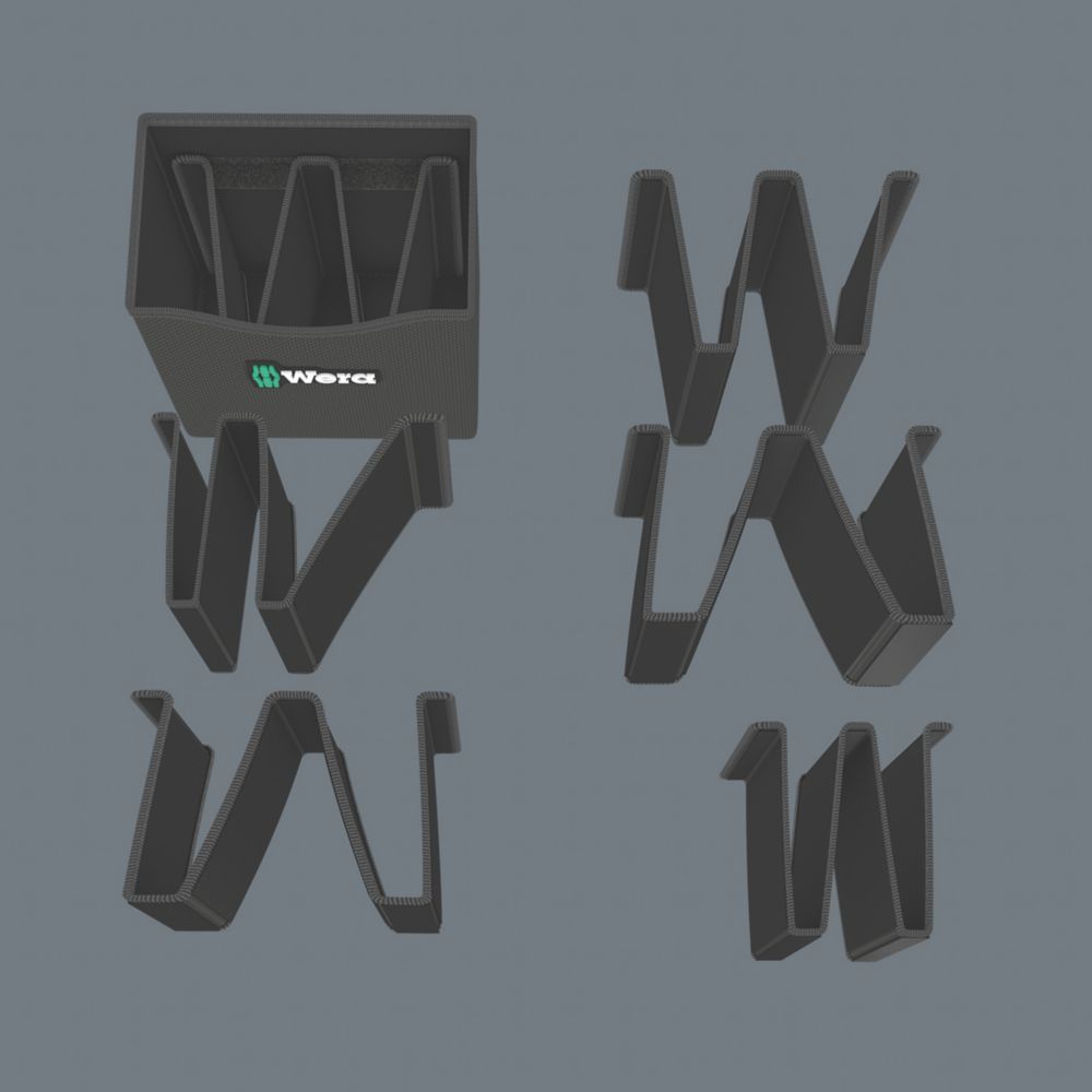 Wera 2GO 2 Portable Tool Carrying System 3 Pack