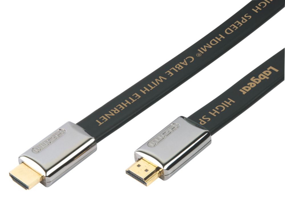 Labgear HDMI Flat Lead 19-Pin Gold 3m Reviews