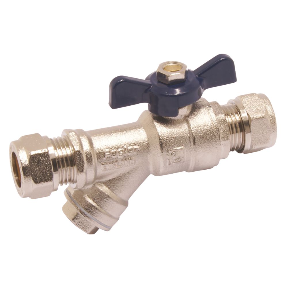 Pegler Ball Valve w/ Y Strainer Blue 15mm Reviews